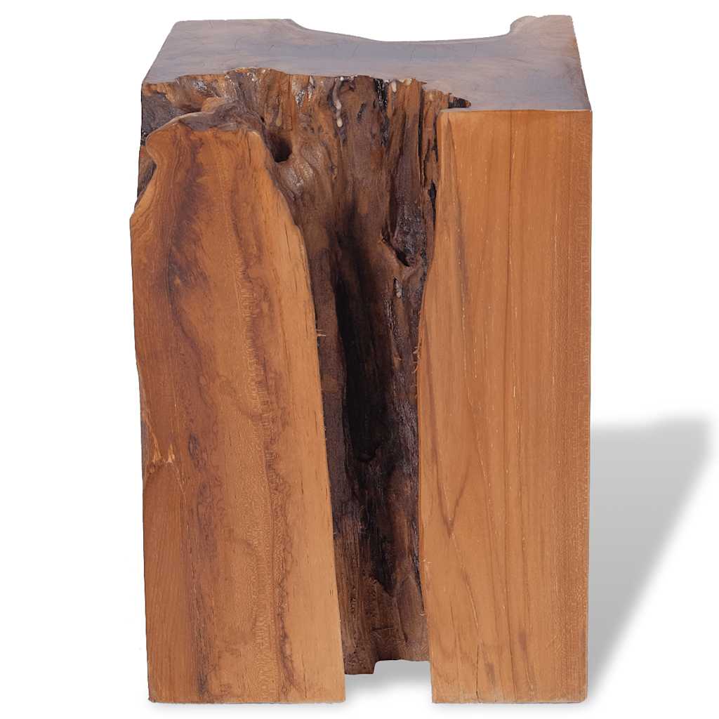 Solid Teak Wood Stool - Durable & Stylish Seating Solution