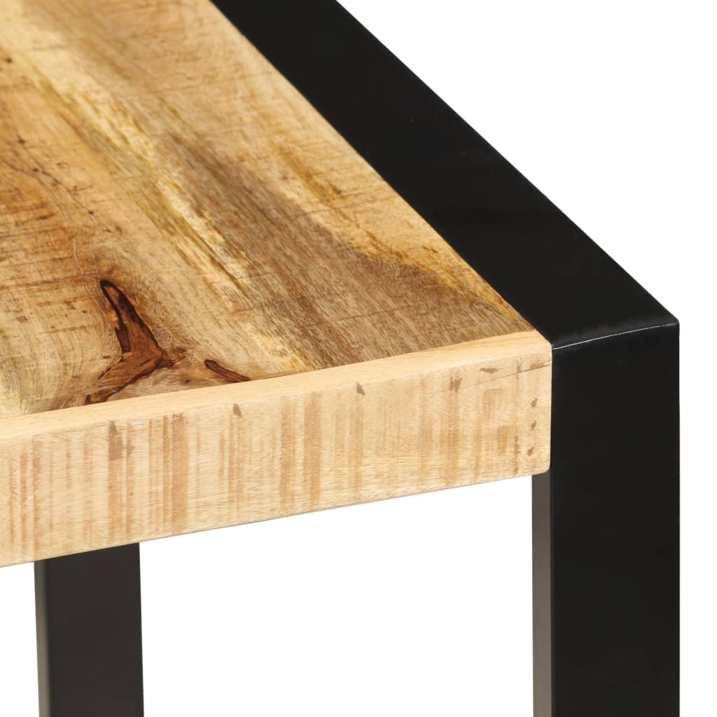 Stylish Solid Mango Wood Dining Table 160x80x75 cm