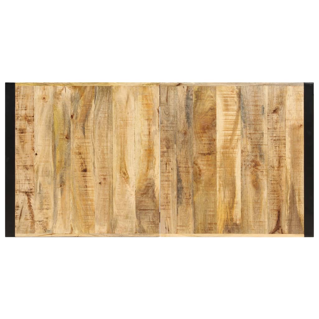 Stylish Solid Mango Wood Dining Table 160x80x75 cm