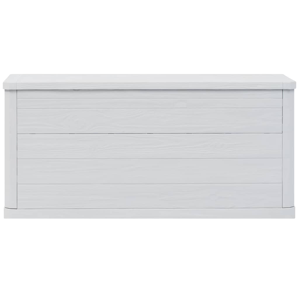 Light Grey 280L Garden Storage Box - Durable & Spacious Solution