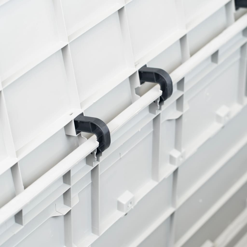 Light Grey 280L Garden Storage Box - Durable & Spacious Solution