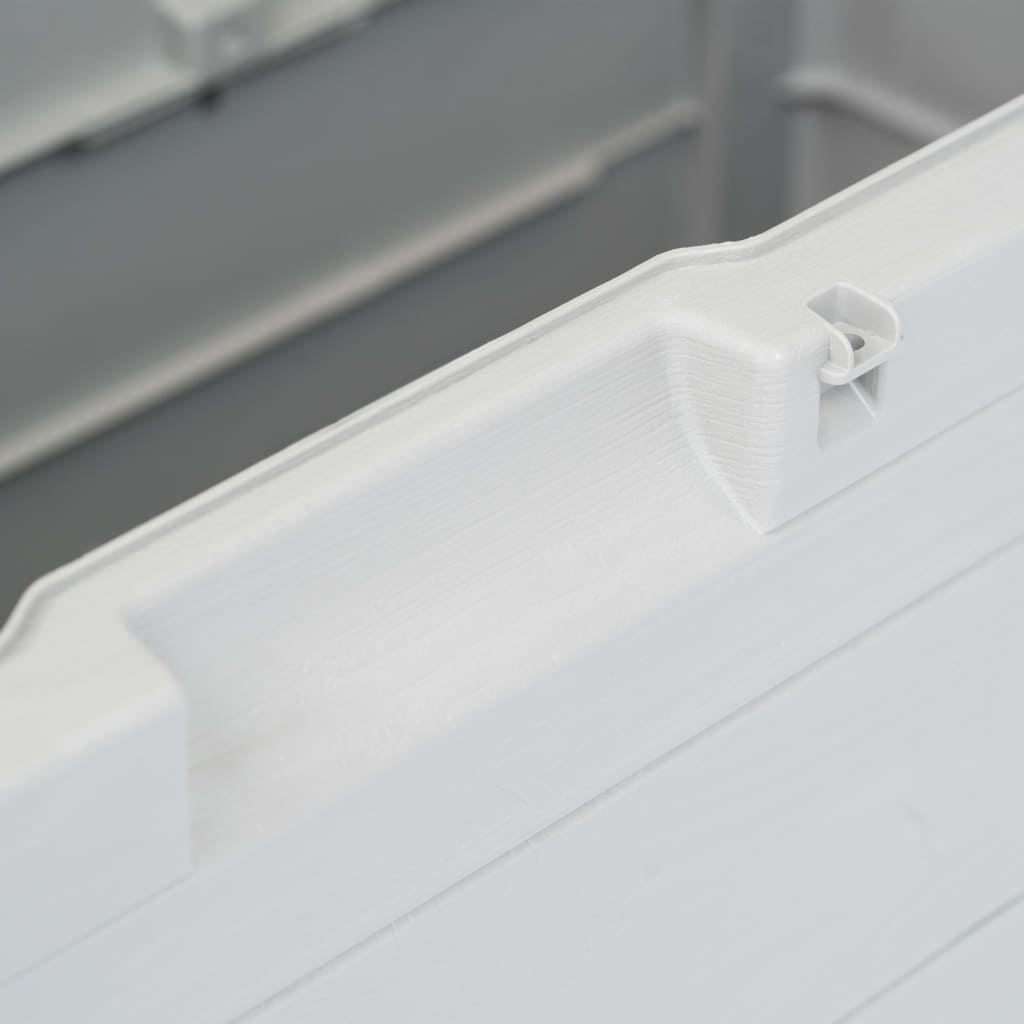 Light Grey 280L Garden Storage Box - Durable & Spacious Solution