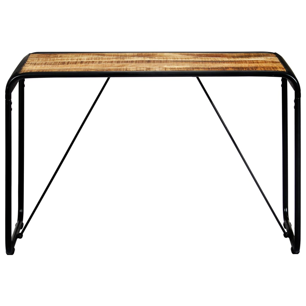 Solid Mango Wood Dining Table 118x60x76 cm - Rustic Charm
