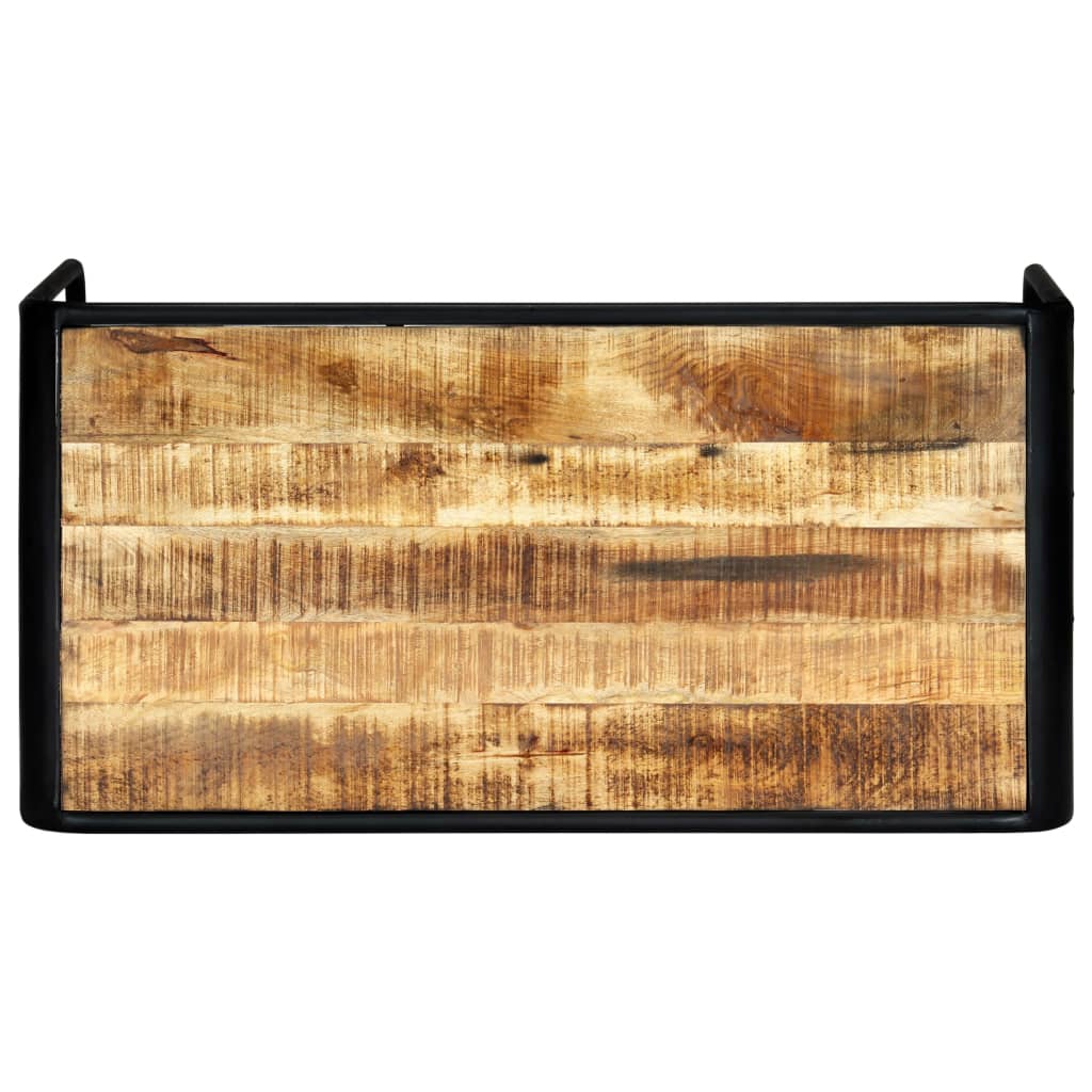 Solid Mango Wood Dining Table 118x60x76 cm - Rustic Charm