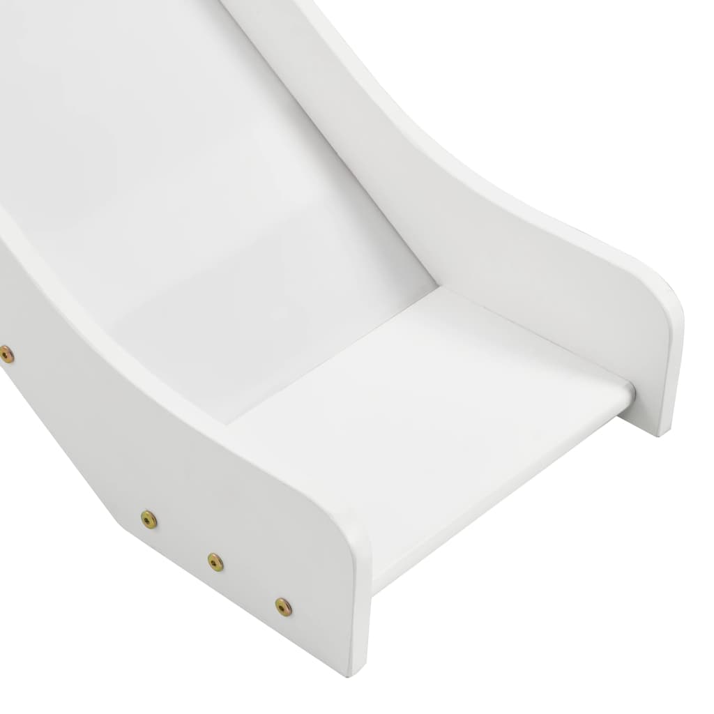 Kids Pinewood Loft Bed with Slide & Ladder - 97x208 cm