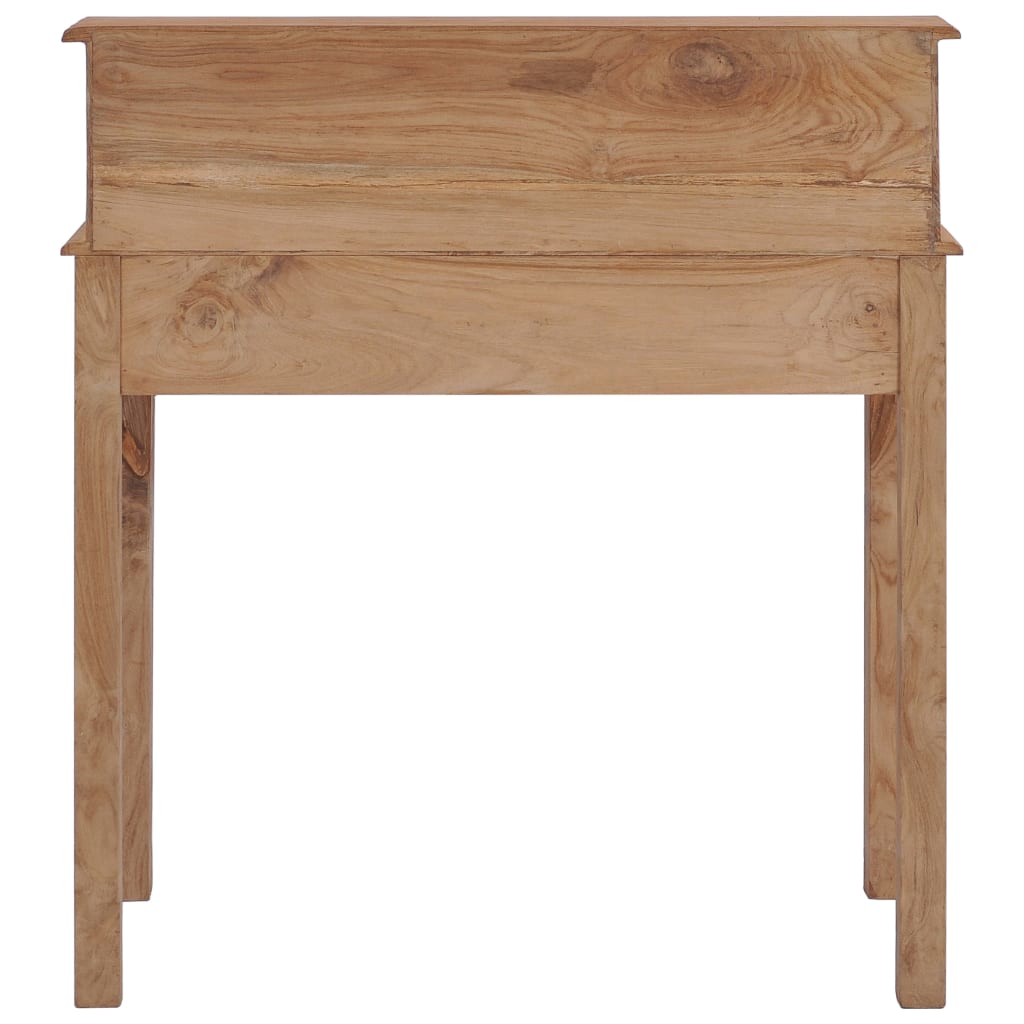 Solid Teak Wood Desk - 90x50x100 cm