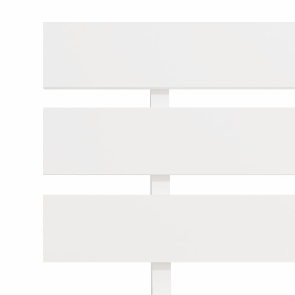 Solid Wood Pine Bed Frame - White, 140x200cm (Mattress Sold Separately)