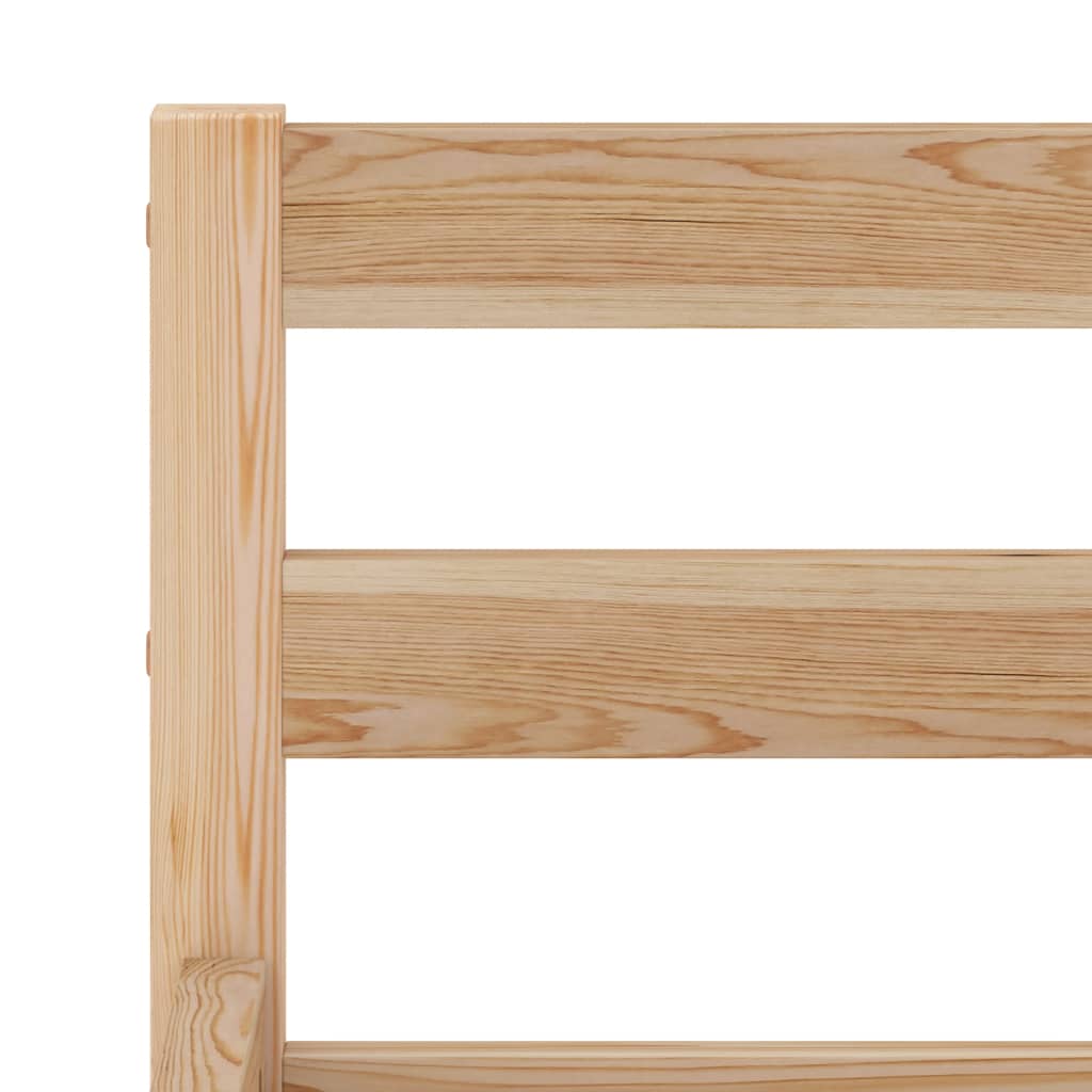 Solid Pine Wood Bed Frame 160x200 cm - Durable & Stylish Design