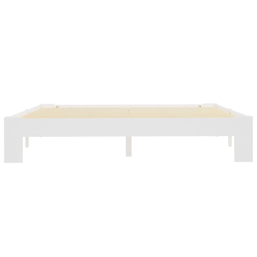 Solid Pine Bed Frame - Brown 160x200 cm (No Mattress)