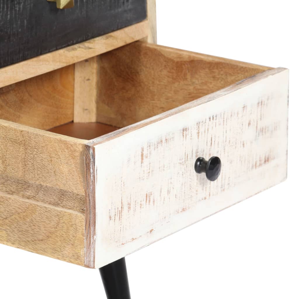 TV Cabinet 115x30x47 cm Solid Mango Wood
