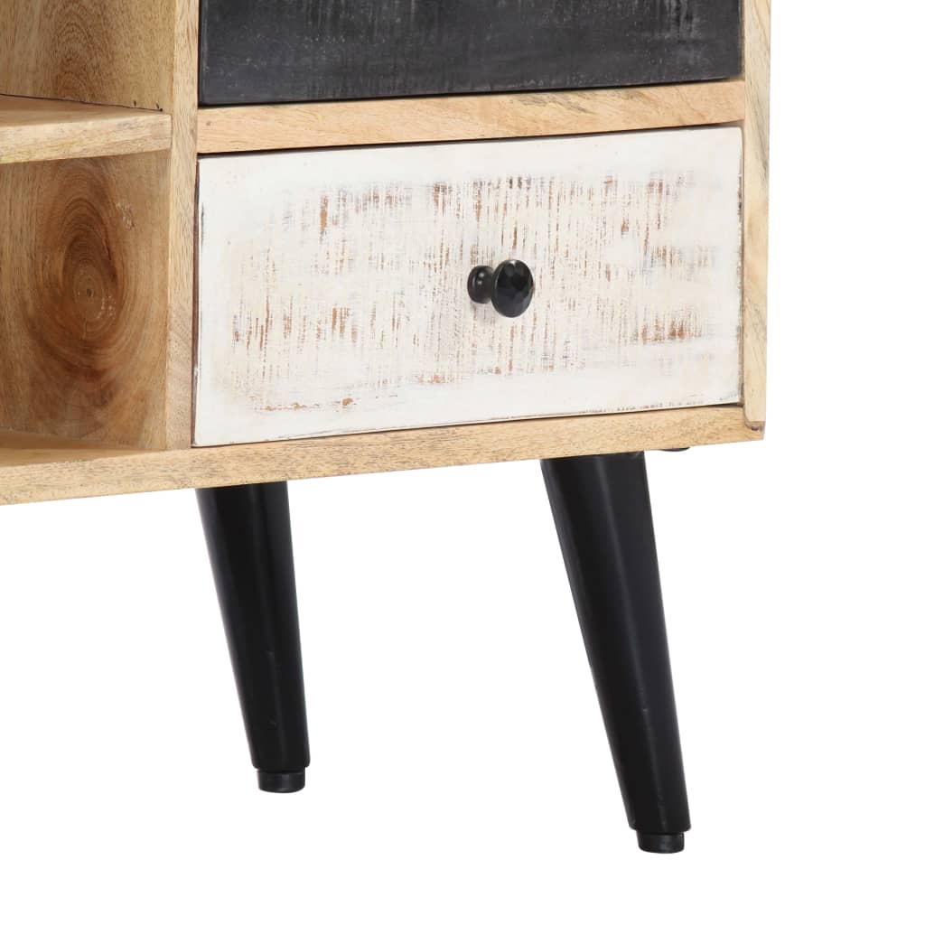TV Cabinet 115x30x47 cm Solid Mango Wood