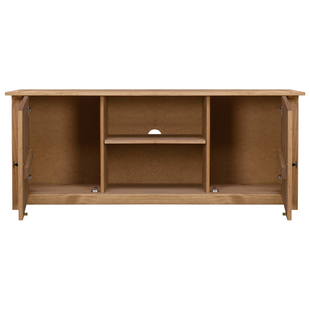 TV Cabinet 120x40x50 cm Solid Pine Wood Panama Range
