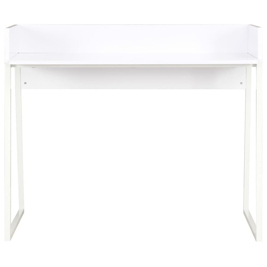 Compact White Desk - 90x60x88 cm - Sleek & Modern Design