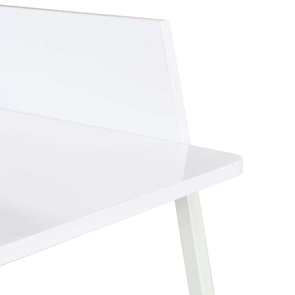 Compact White Desk - 90x60x88 cm - Sleek & Modern Design