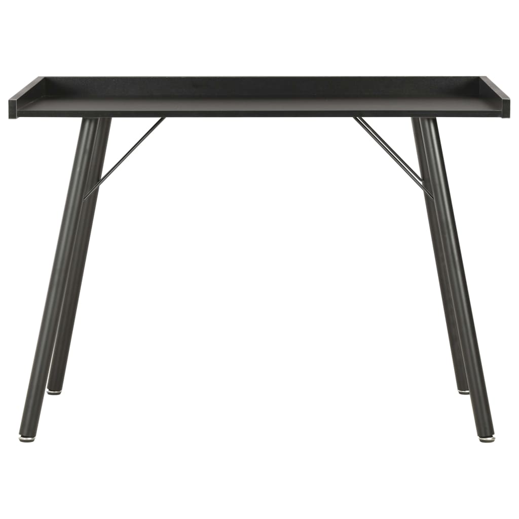 Compact Black Desk 90x50x79 cm - Sleek & Stylish Workspace Solution