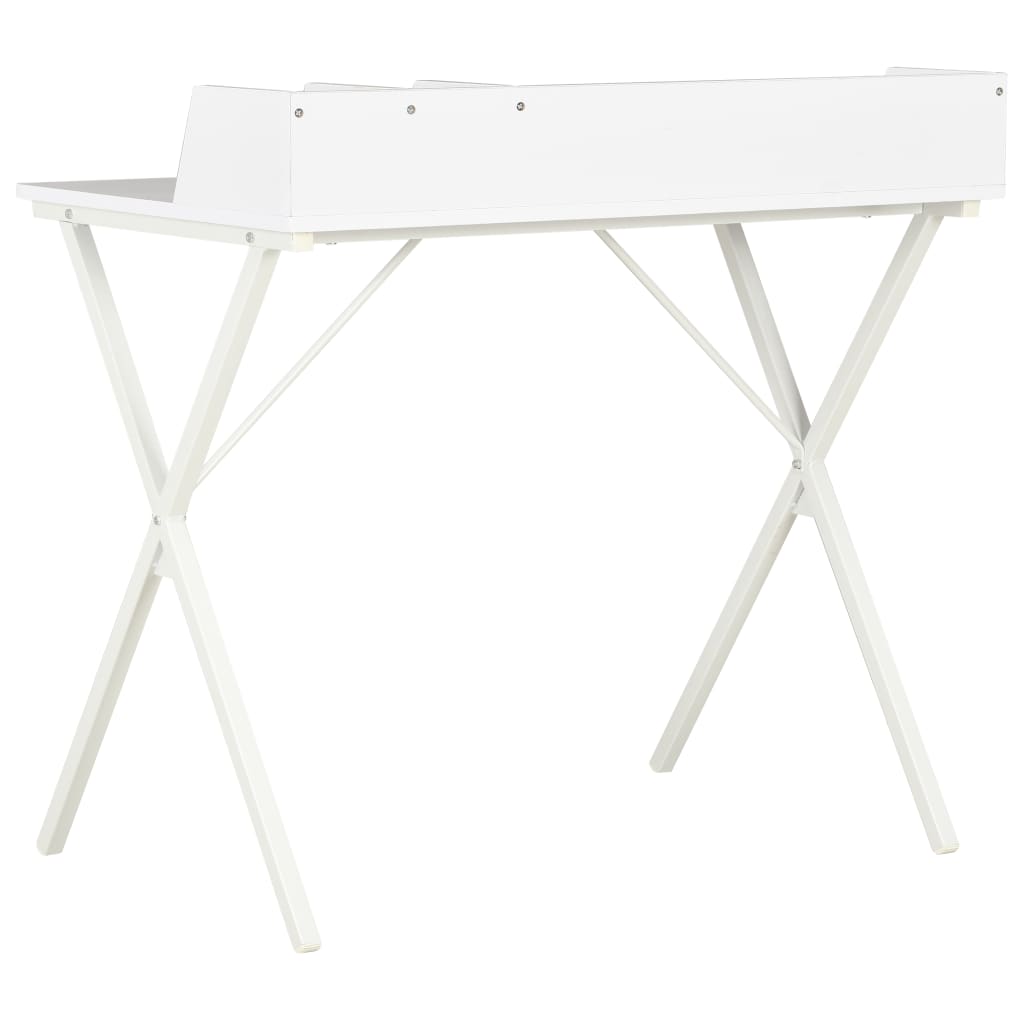 Compact White Desk 80x50x84 cm - Sleek & Modern Design