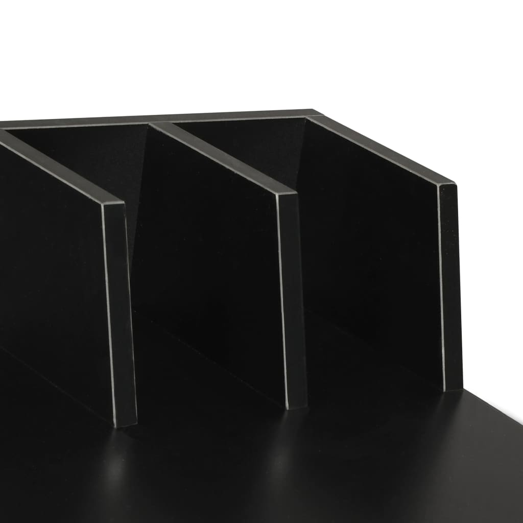 Compact Black Desk, 80x50x84cm - Sleek, Modern Design