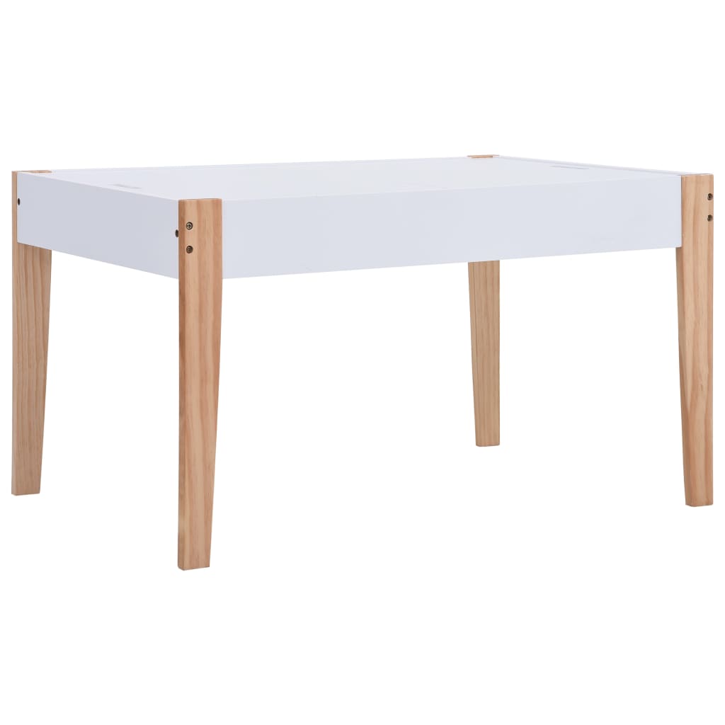 Kids Black & White Chalkboard Table & Chair Set - 3 Piece Set