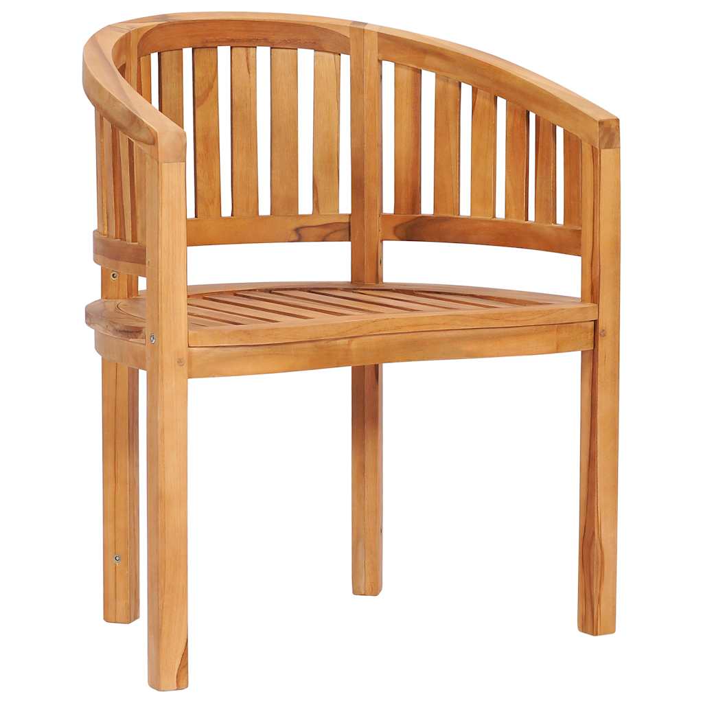 Teak Banana Chair - Elegant Solid Wood Seating Solution