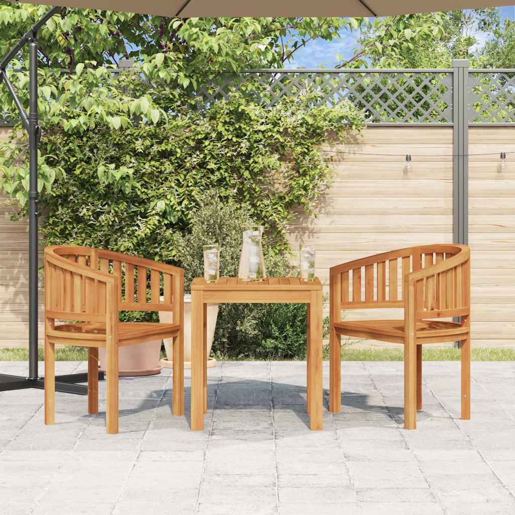 Solid Teak Wood Banana Chairs Set of 2 - Durable & Stylish