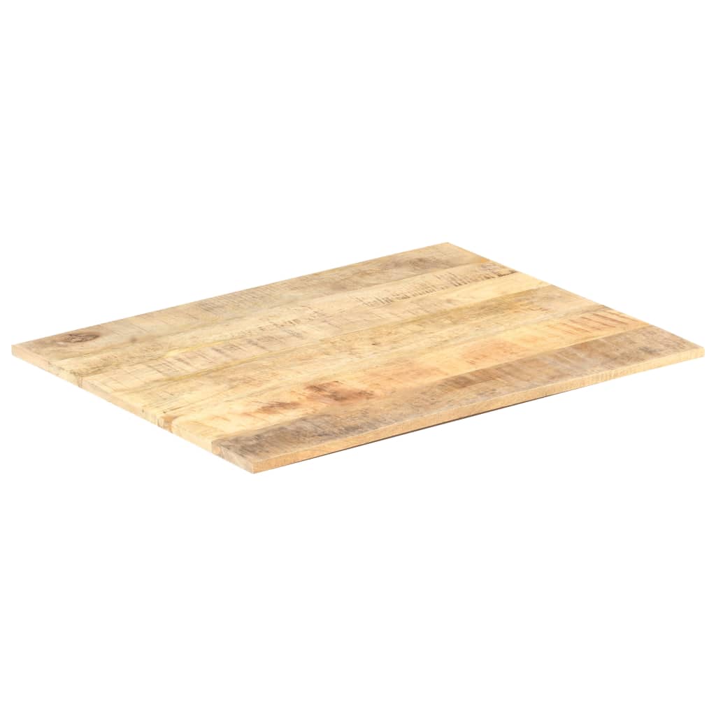 Durable Mango Wood Table Top - 70x60 cm, 15-16 mm厚