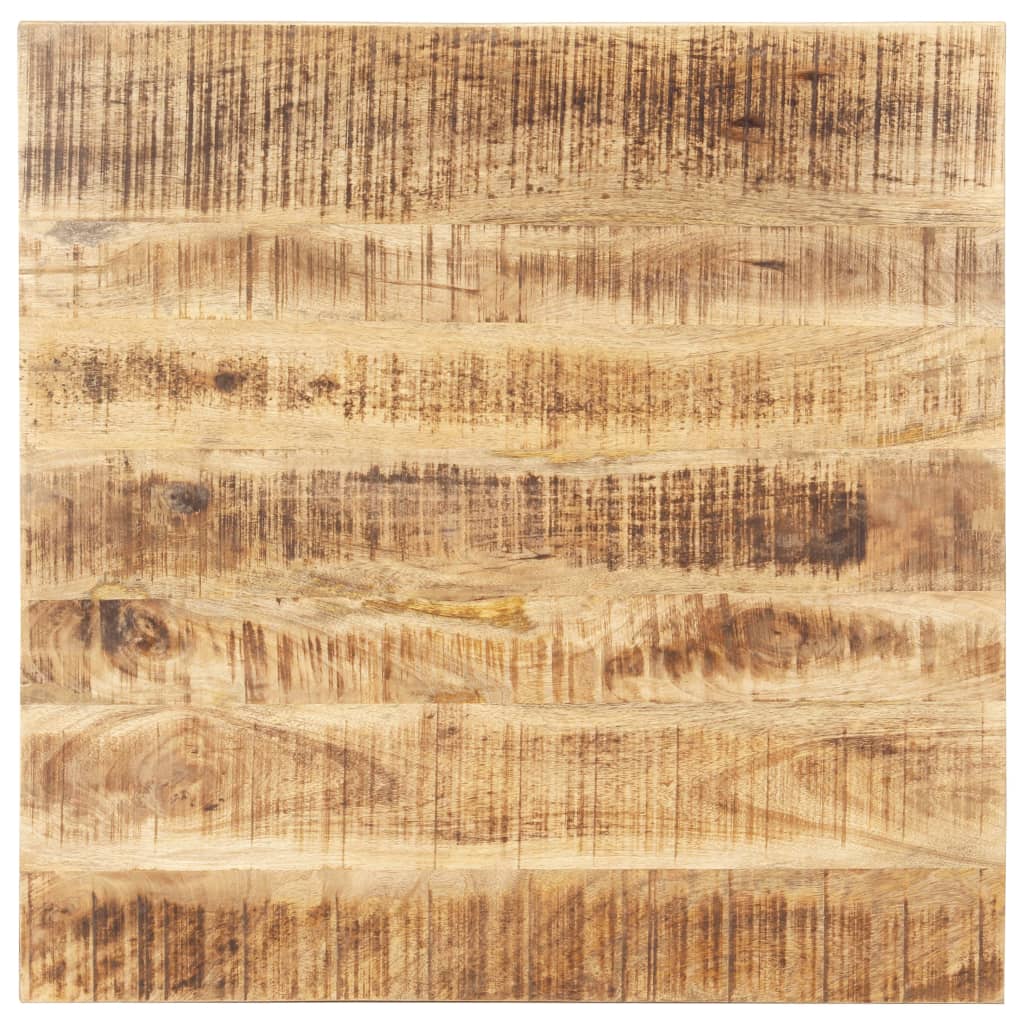 Solid Mango Wood Table Top 80x80 cm - 25-27 mm Thick