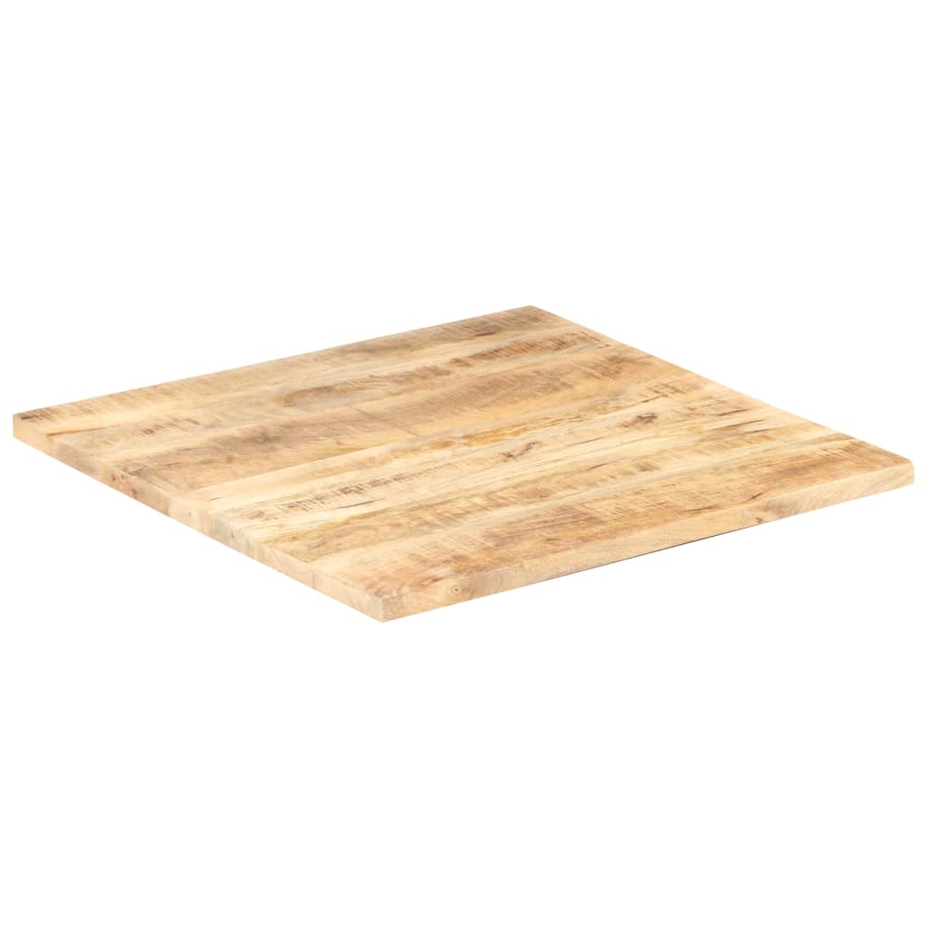 Solid Mango Wood Table Top 80x80 cm - 25-27 mm Thick