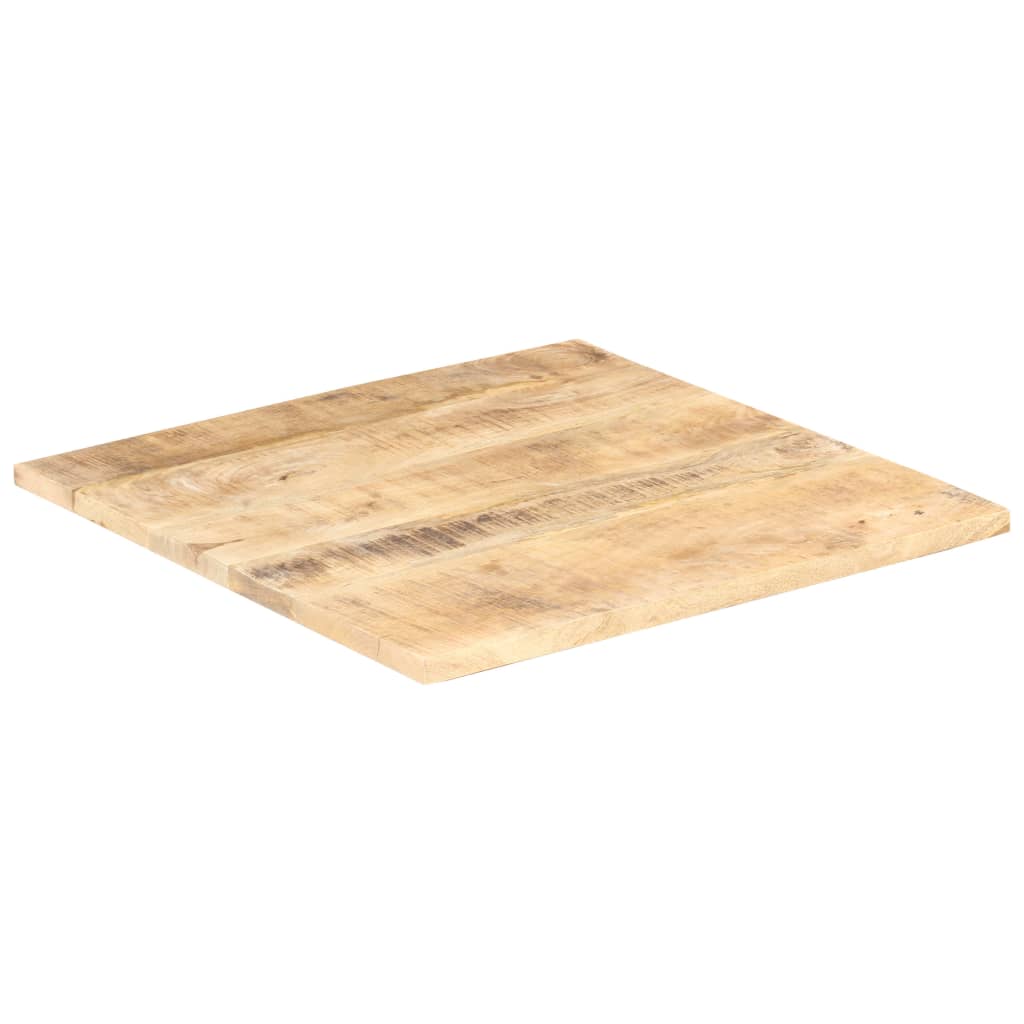 Solid Mango Wood Table Top 80x80 cm - 25-27 mm Thick