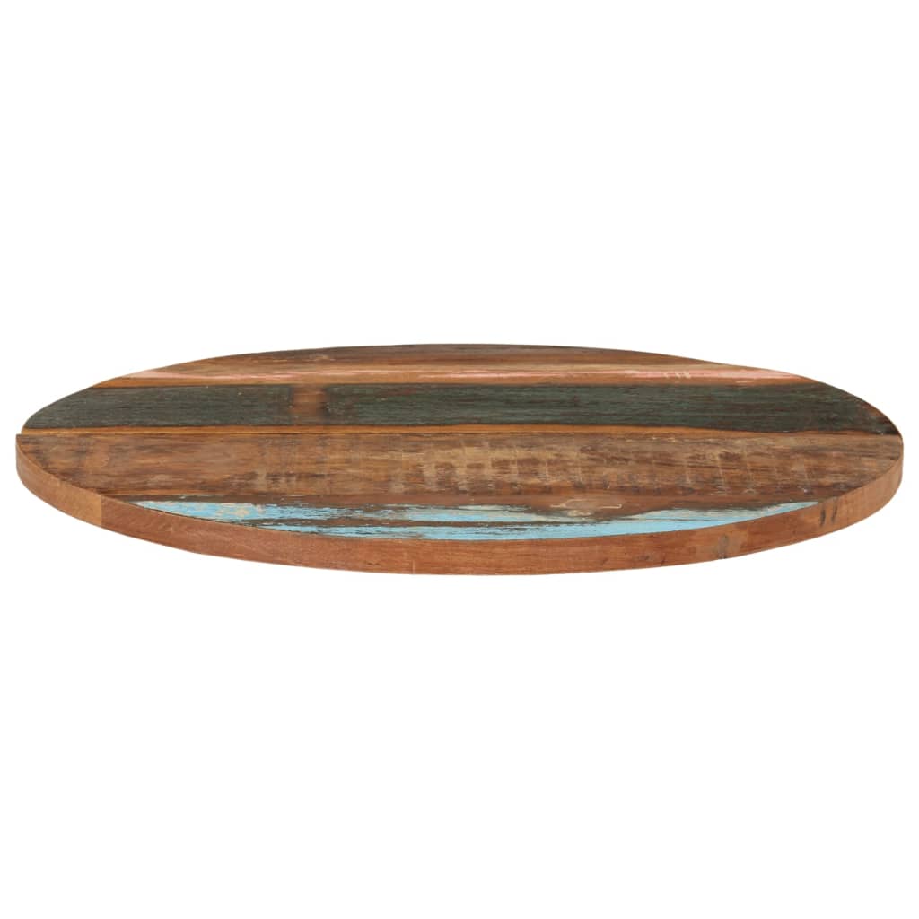 Reclaimed Wood Round Table Top 70cm, Solid 25-27mm厚
