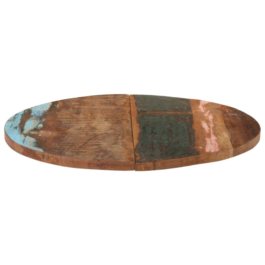 Reclaimed Wood Round Table Top 70cm, Solid 25-27mm厚