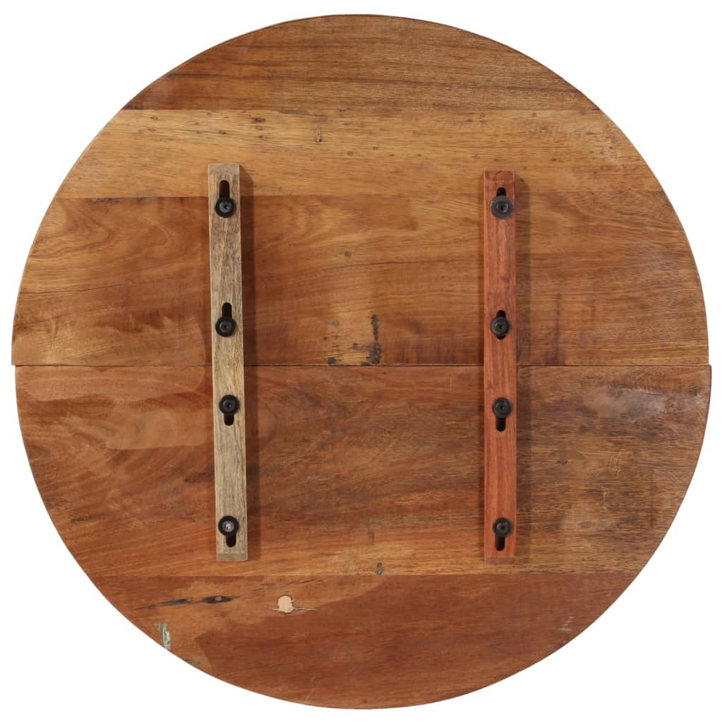 Reclaimed Wood Round Table Top 70cm, Solid 25-27mm厚