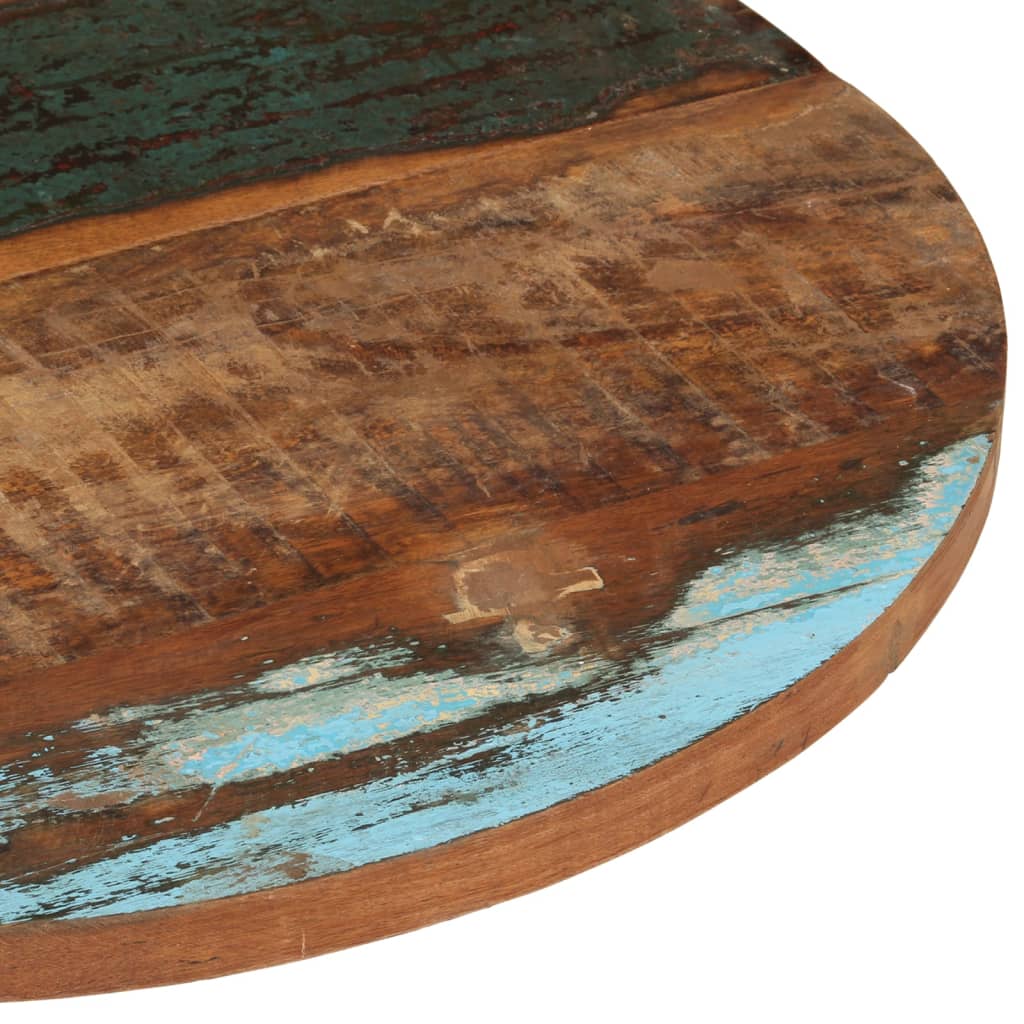 Reclaimed Wood Round Table Top 70cm, Solid 25-27mm厚