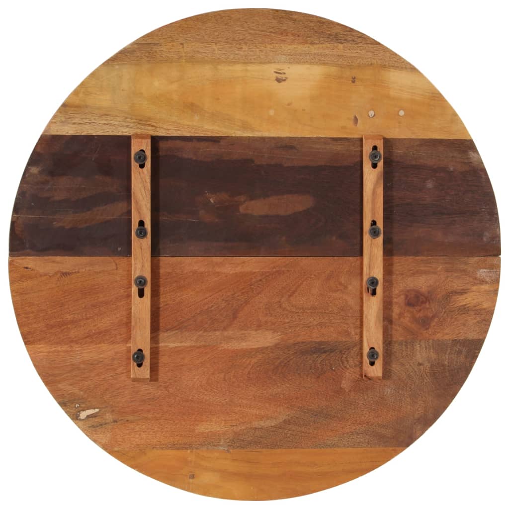 Eco-Friendly 80cm Round Table Top | Solid Reclaimed Wood
