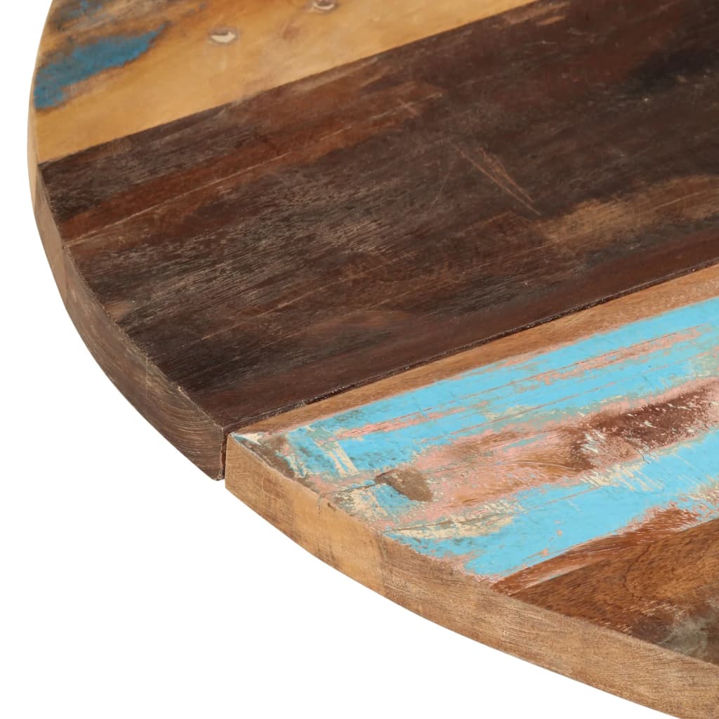 Eco-Friendly 80cm Round Table Top | Solid Reclaimed Wood