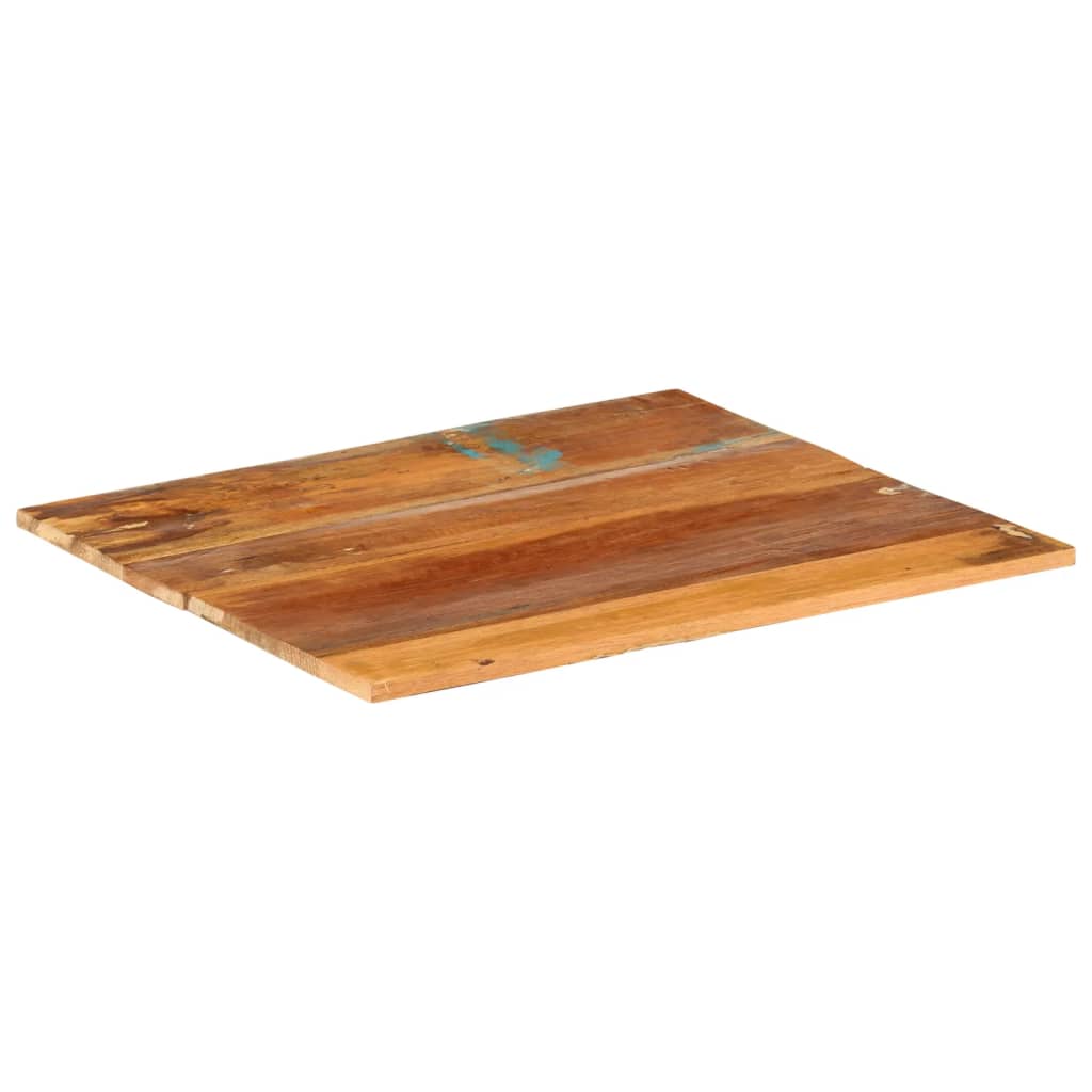 Eco-Friendly Solid Reclaimed Wood Table Top 60x70 cm