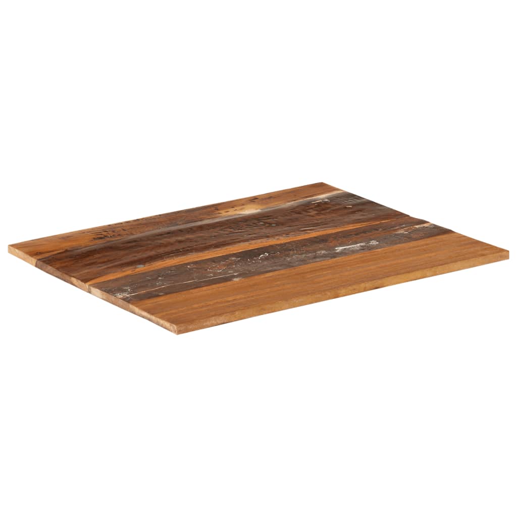 Eco-Friendly Solid Reclaimed Wood Table Top 60x70 cm