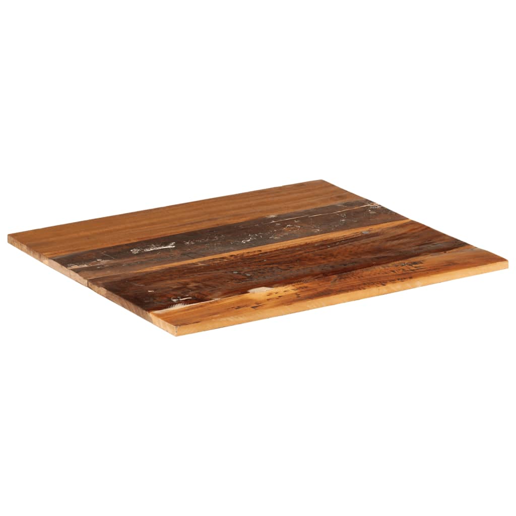 Eco-Friendly Solid Reclaimed Wood Table Top 60x70 cm