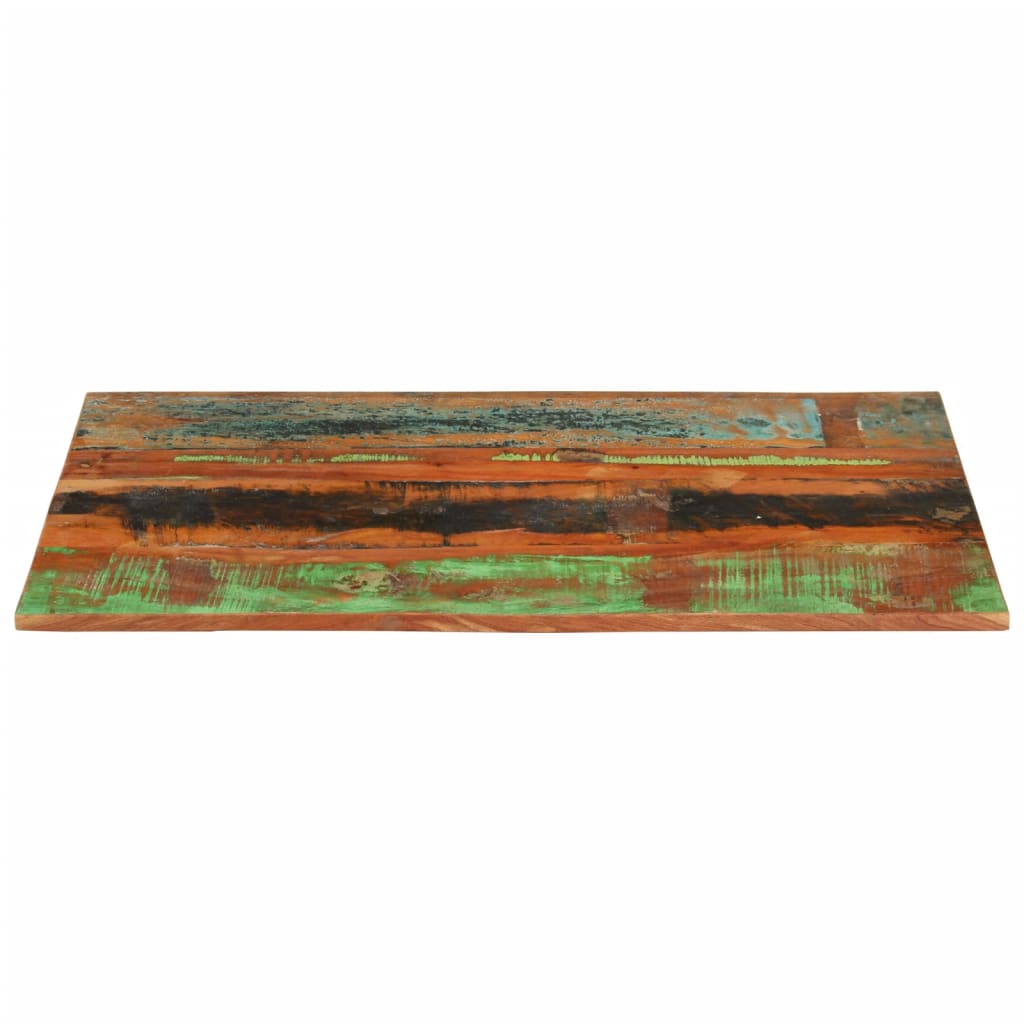 Reclaimed Solid Wood Rectangular Table Top 60x90 cm 15-16 mm