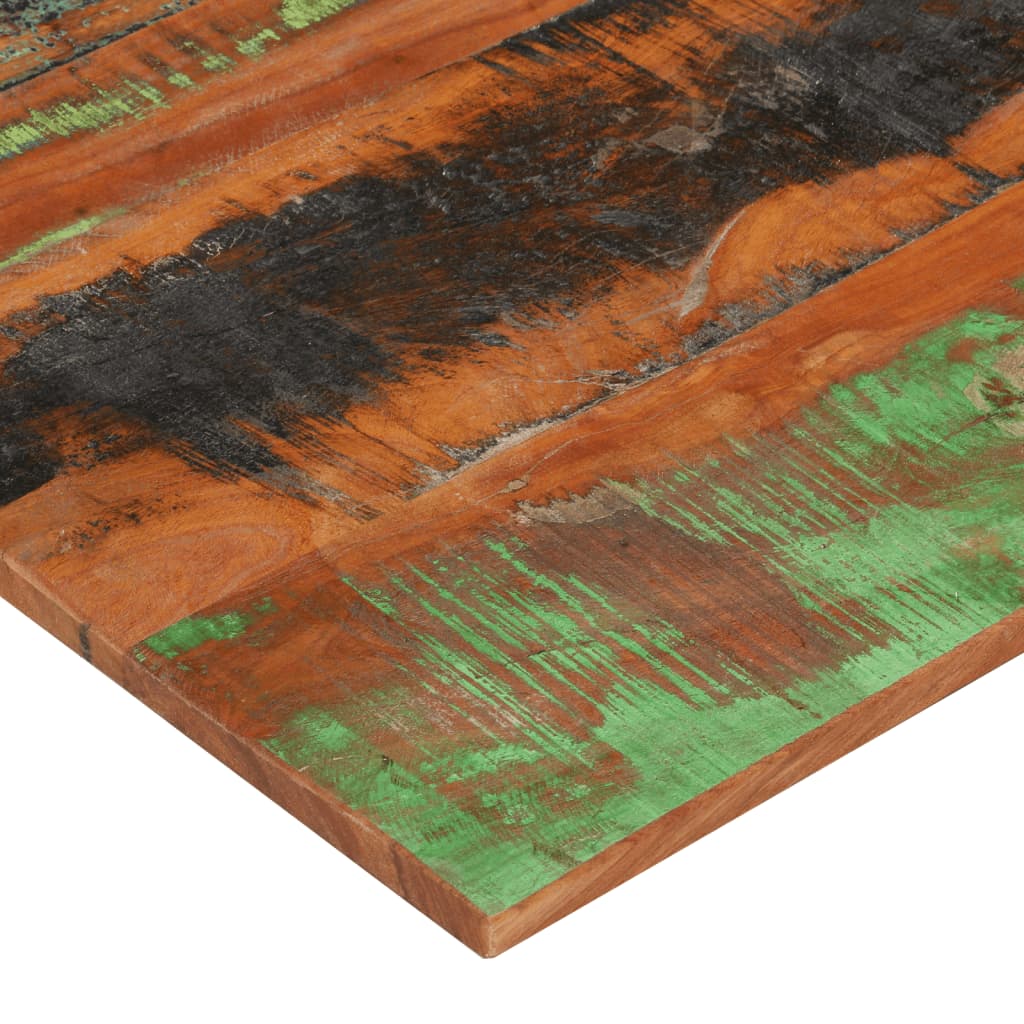 Reclaimed Solid Wood Rectangular Table Top 60x90 cm 15-16 mm