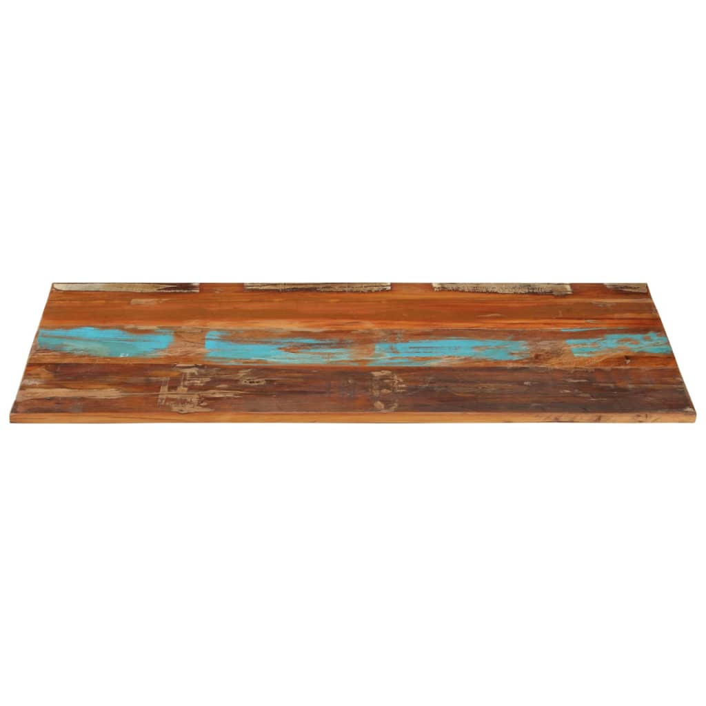Solid Reclaimed Wood Rectangular Table Top 60x100 cm