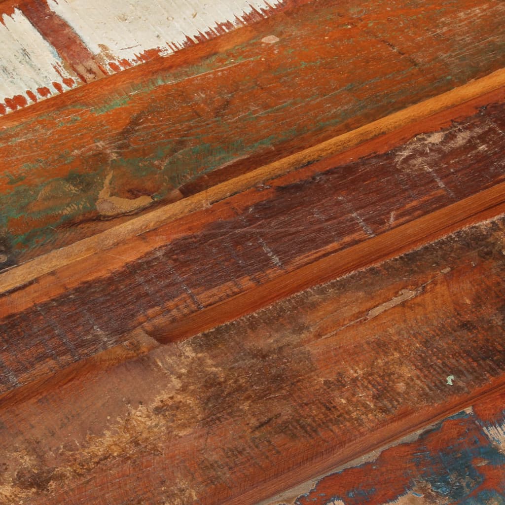 Solid Reclaimed Wood Square Table Top 80x80 cm, 15-16 mm Thick