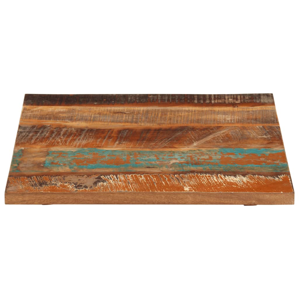 60x60 cm Reclaimed Solid Wood Square Table Top, 25-27 mm Thick