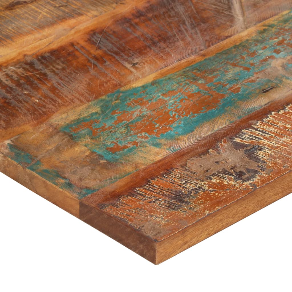 60x60 cm Reclaimed Solid Wood Square Table Top, 25-27 mm Thick