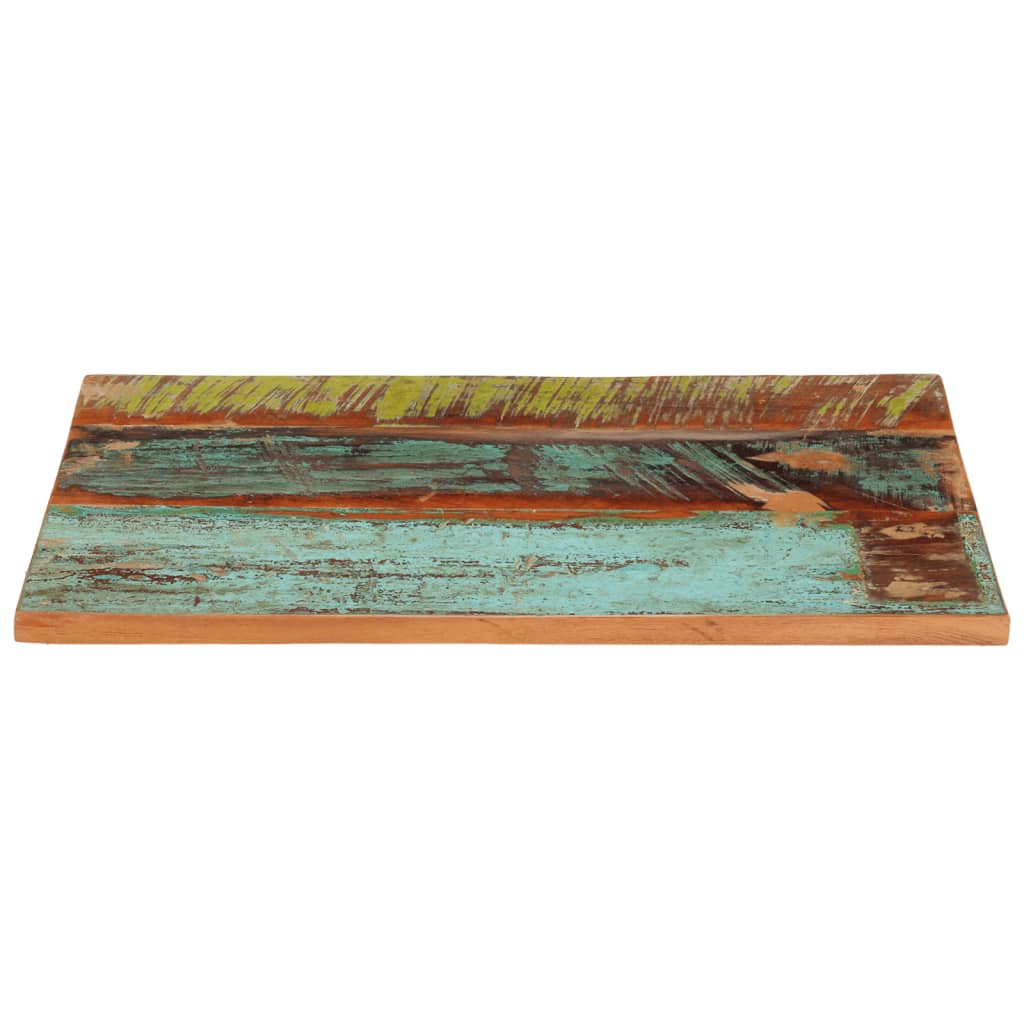 Solid Reclaimed Wood Rectangular Table Top 60x80 cm