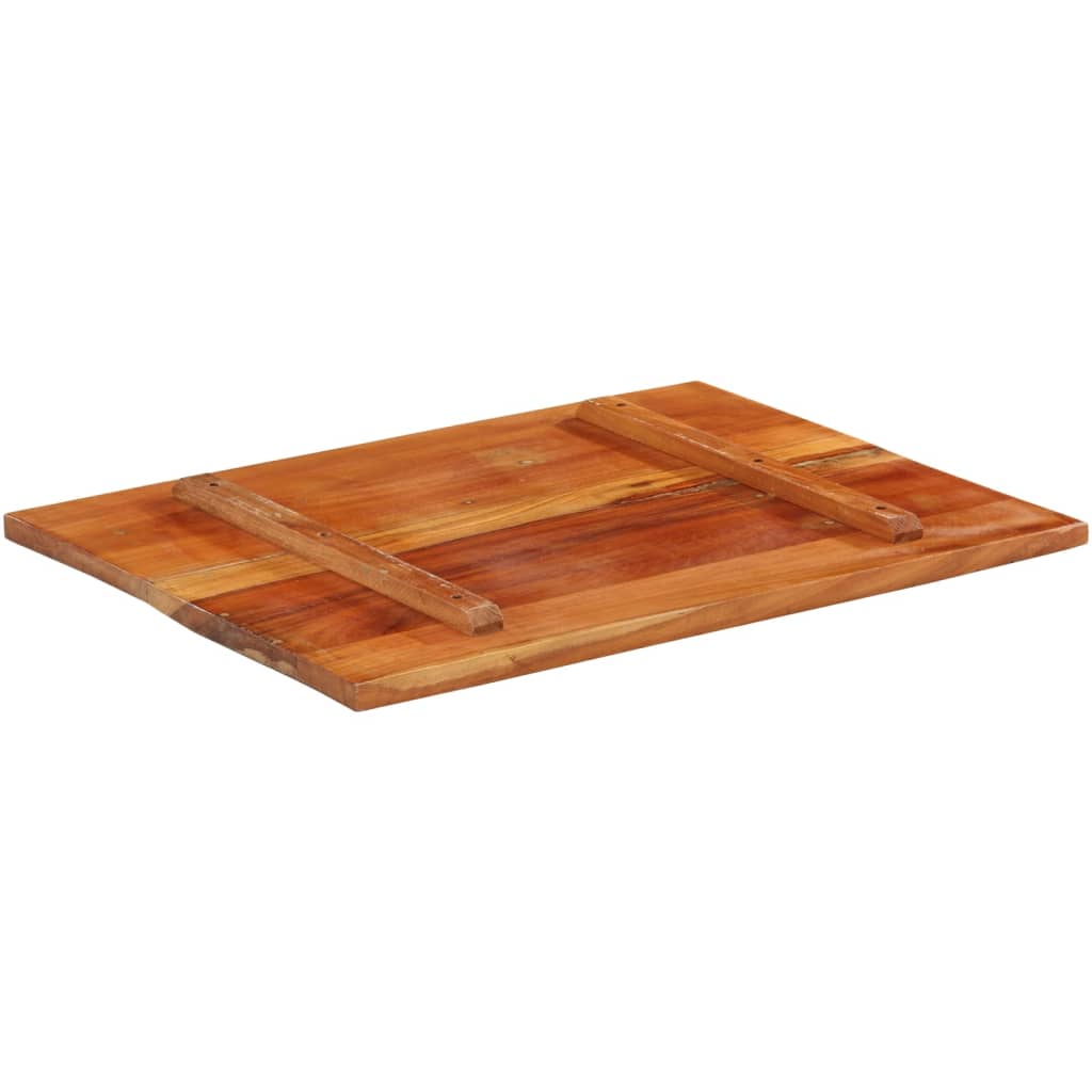Solid Reclaimed Wood Rectangular Table Top 60x80 cm