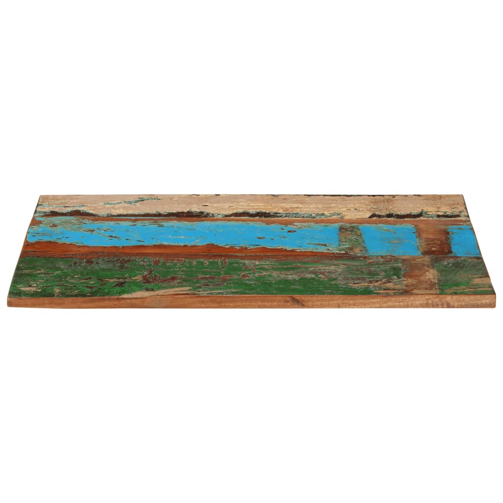 Solid Reclaimed Wood Rectangular Table Top 60x90 cm 25-27 mm