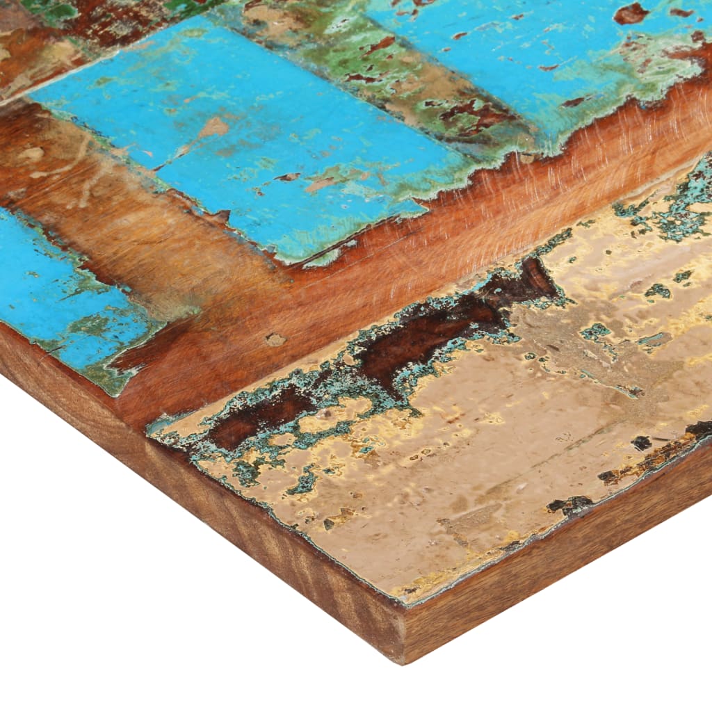 Solid Reclaimed Wood Rectangular Table Top 60x90 cm 25-27 mm