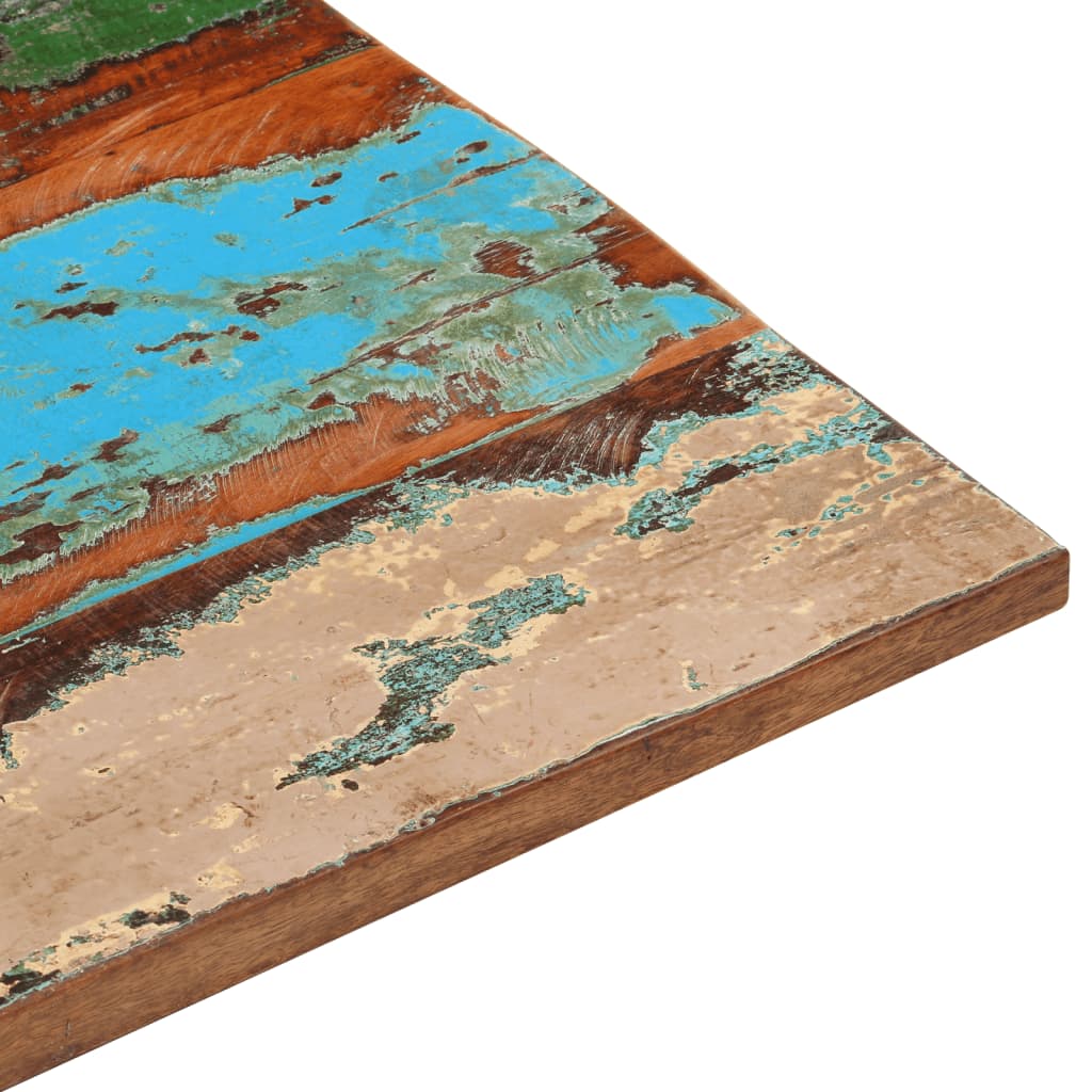 Solid Reclaimed Wood Rectangular Table Top 60x90 cm 25-27 mm