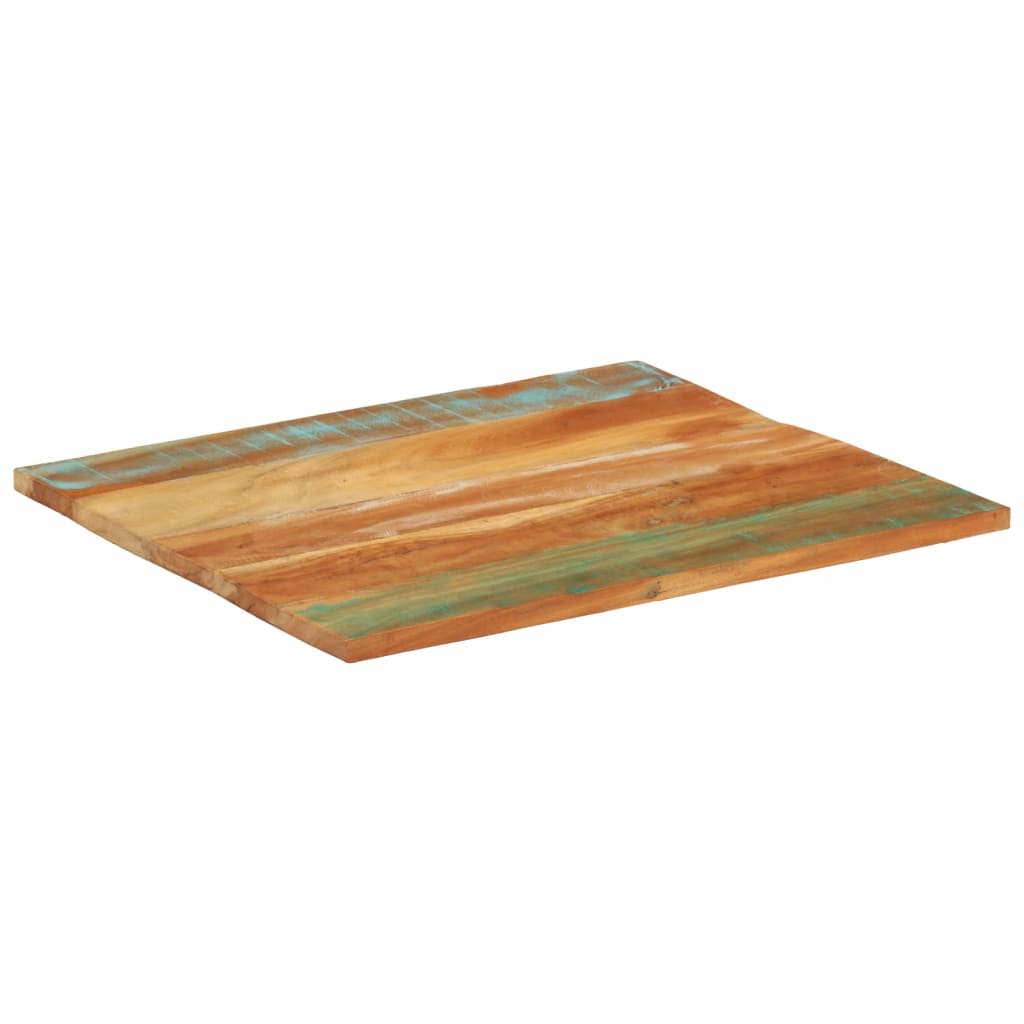 Solid Reclaimed Wood Rectangular Table Top 70x80 cm
