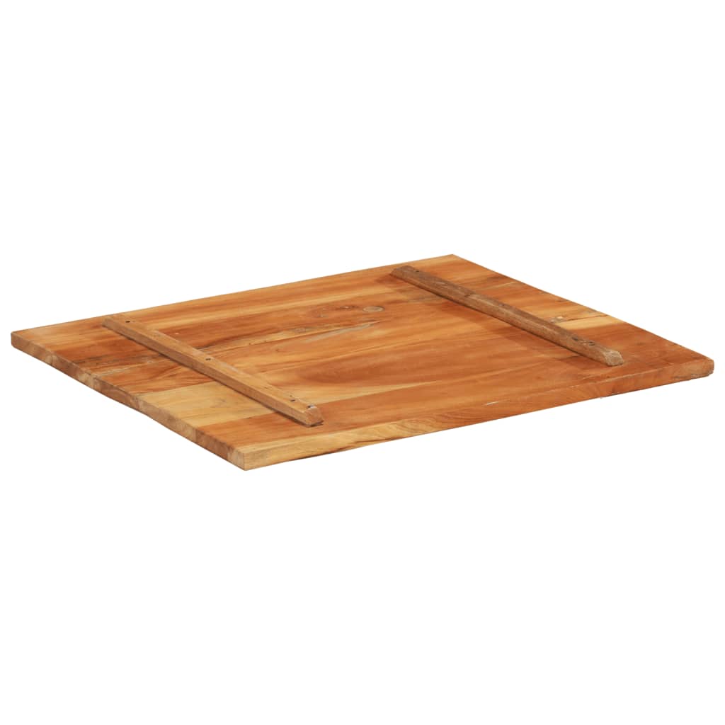 Solid Reclaimed Wood Rectangular Table Top 70x80 cm